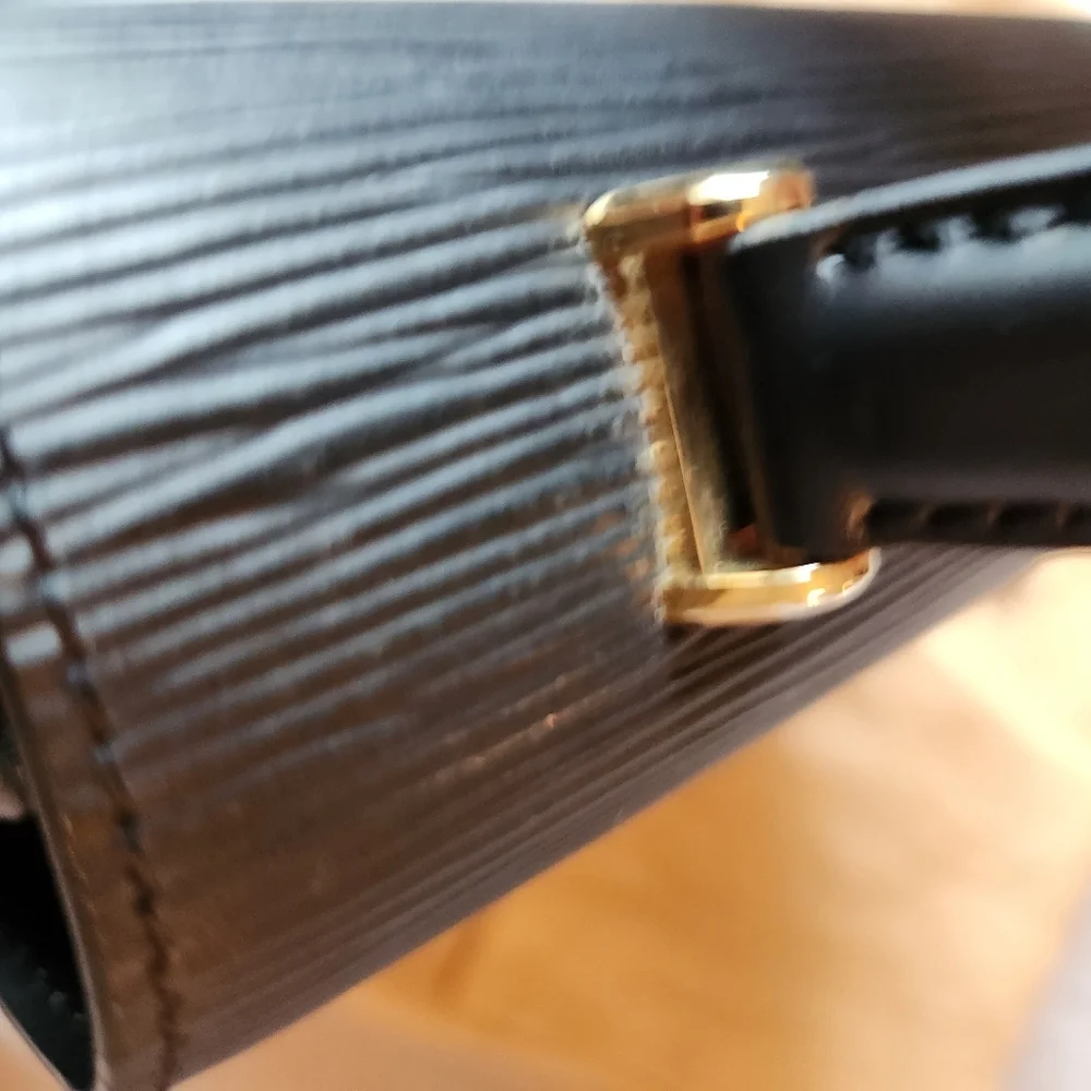 Louis Vuitton Black Epi Leather Malesherbes Bag - Picture 12 of 16